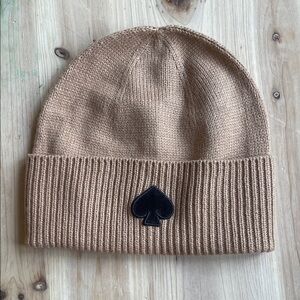 Kate Spade New York Spade Knit Winter Beanie New Camel
